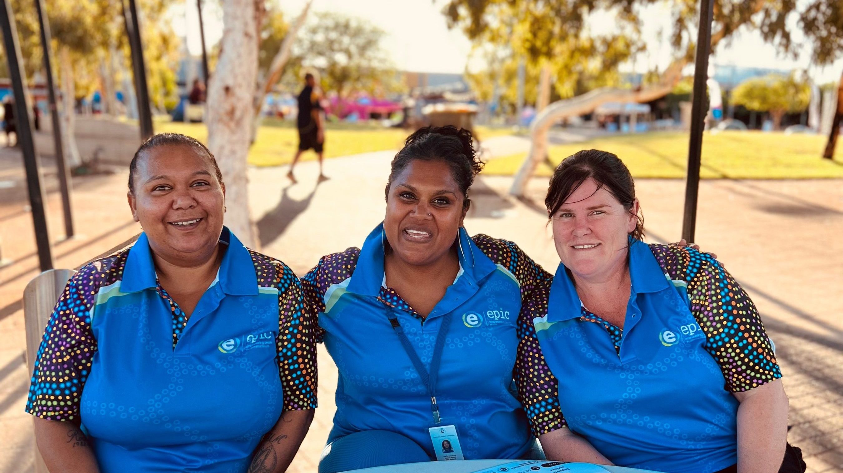 Ladies at the expo